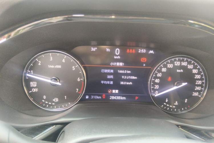 Used Buick Envision 2023 Encore Plus 652T Five-Seat Luxury Model Instrument Cluster