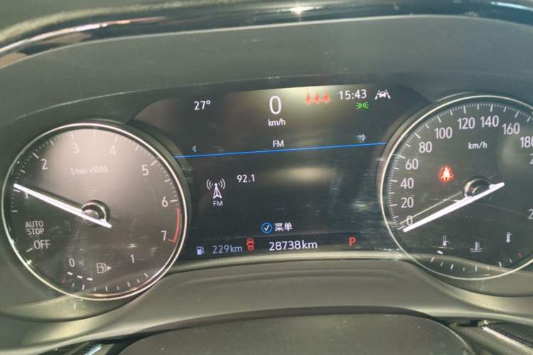 Used Buick Envision 2023 Encore S 552T Two-Wheel Drive Luxury Model Instrument Cluster