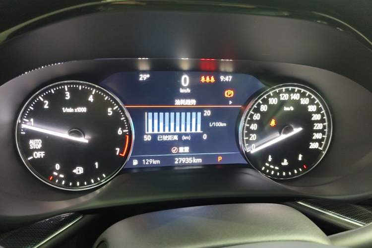 Used Buick Envision 2023 Encore Plus 652T Five-Seat Luxury Model Instrument Cluster