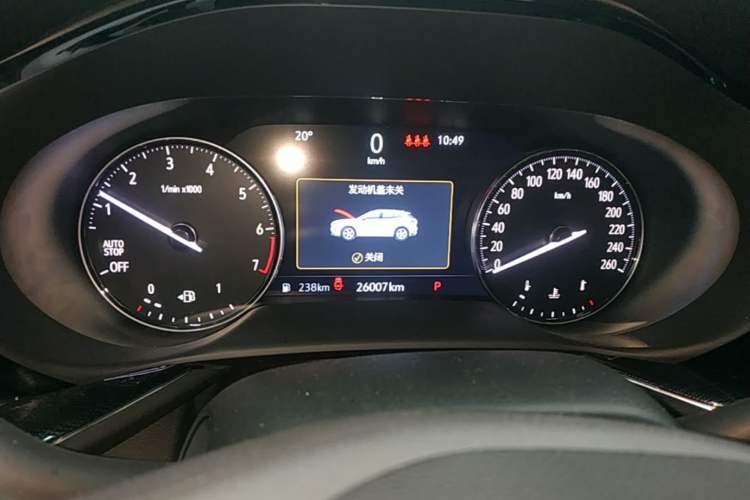 Used Buick Envision 2023 Encore Plus 652T Five-Seat Luxury Model Instrument Cluster