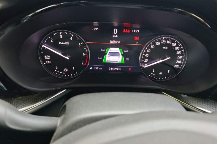 Used Buick Envision 2023 Encore Plus 652T Five-Seat Luxury Model Odometer Close Up