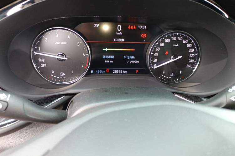 Used Buick Envision 2023 Encore S 552T Two-Wheel Drive Luxury Model Odometer Close Up