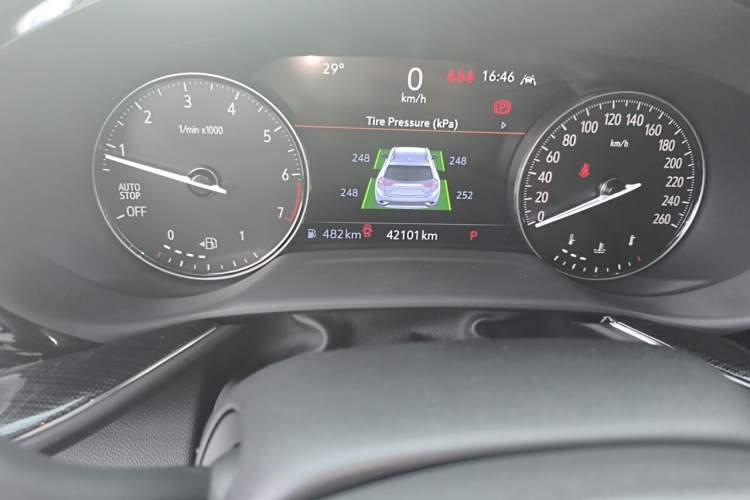 Used Buick Envision 2023 Encore Plus 652T Five-Seat Luxury Model Odometer Close Up