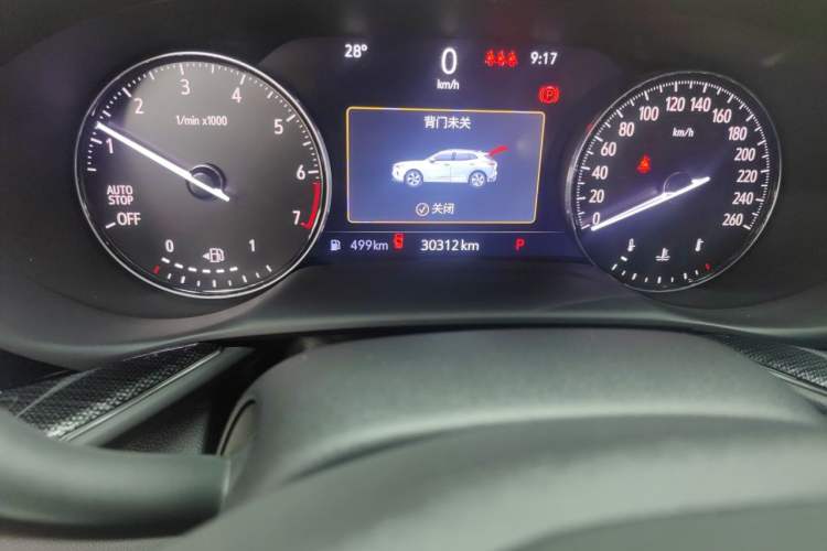 Used Buick Envision 2023 Encore Plus 652T Five-Seat Luxury Model Odometer Close Up
