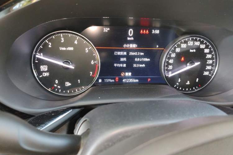 Used Buick Envision 2023 Encore S 652T Two-Wheel-Drive Luxury Model Odometer Close Up