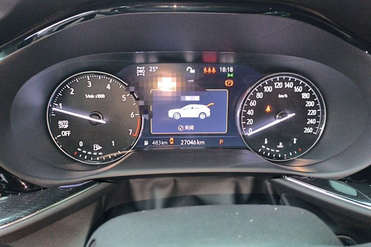 Used Buick Envision 2023 Encore S GS Four-Wheel Drive Sport Model Odometer Close Up