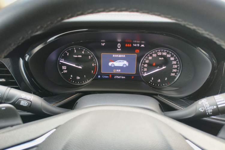 Used Buick Envision 2023 Encore S 552T Two-Wheel Drive Luxury Model Odometer Close Up