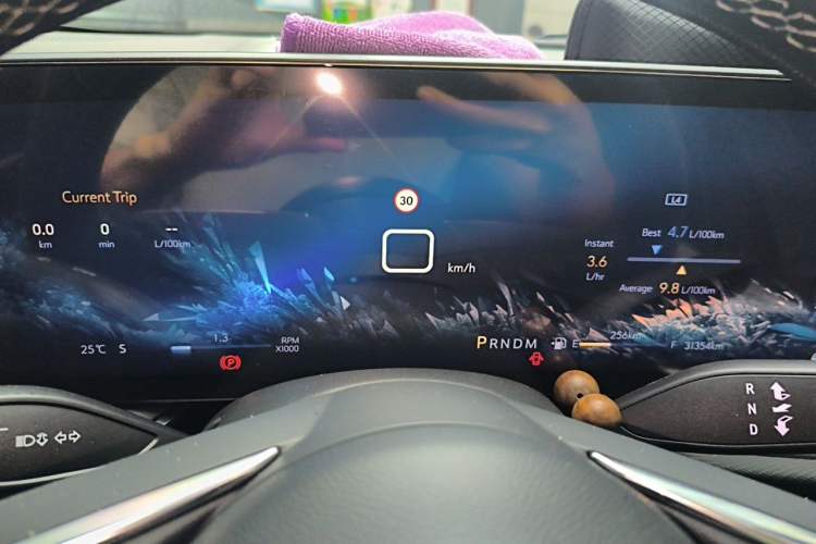 Used Buick Envision 2024 Encore Plus 28T Two-Wheel Drive Luxury Edition Odometer Close Up