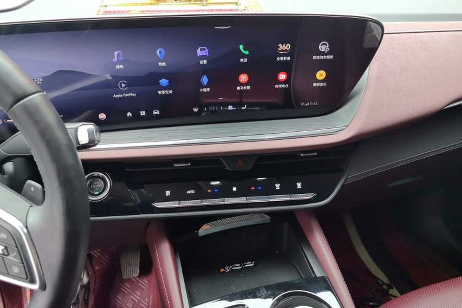 Used Buick Envision 2025 Encore Plus 28T Two-Wheel-Drive Platinum Edition Audio And AC Panel