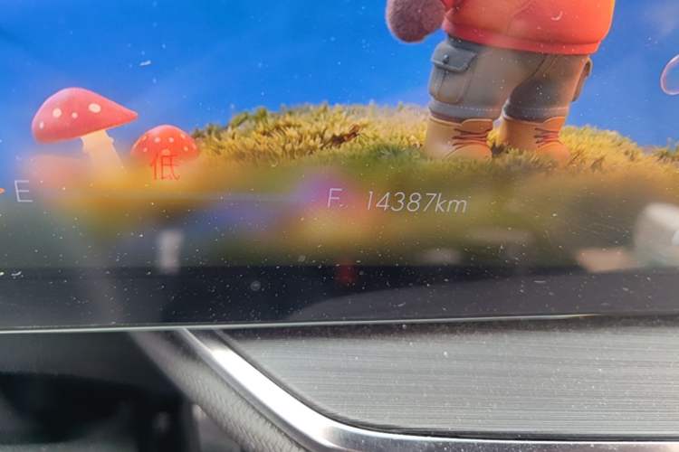 Used Buick Envision 2025 25T Entry-Grade Platinum Edition Odometer Close Up