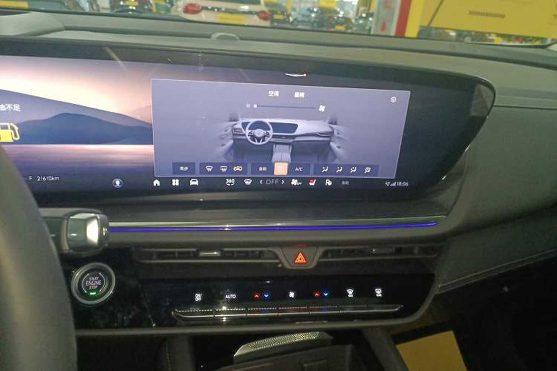 Used Buick Envision 2025 Encore Plus 28T Two-Wheel-Drive Platinum Edition Audio And AC Panel