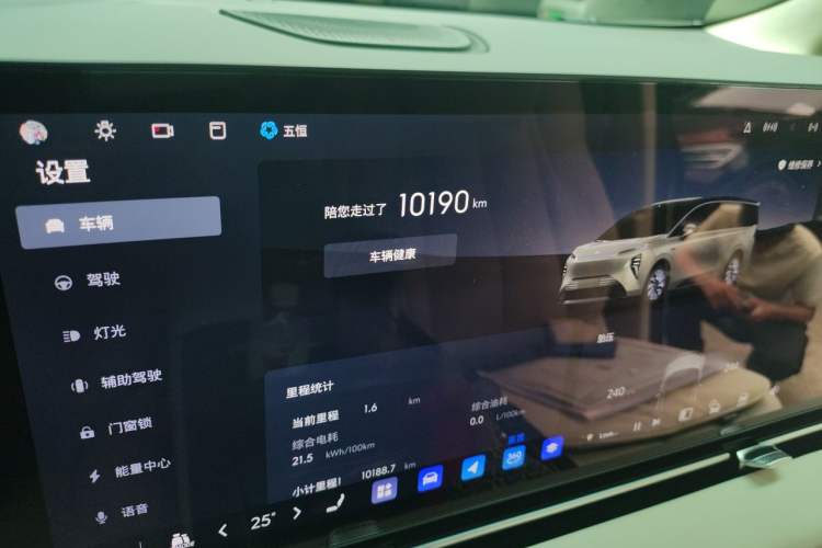 Used Buick Envision Family 2026 Luxury Edition Odometer Close Up