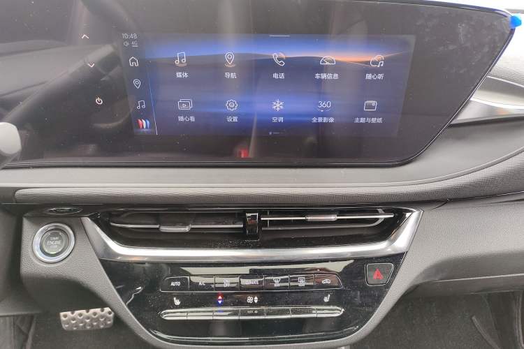 Used Buick Envista 2022 1.5T GS Fuel-Efficient Version Audio And AC Panel