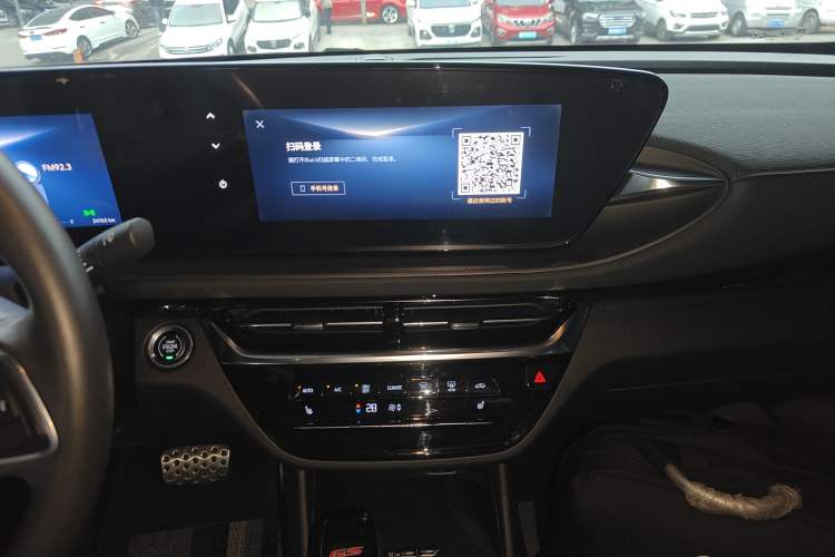 Used Buick Envista 2022 1.5T GS Fuel-Efficient Version Audio And AC Panel