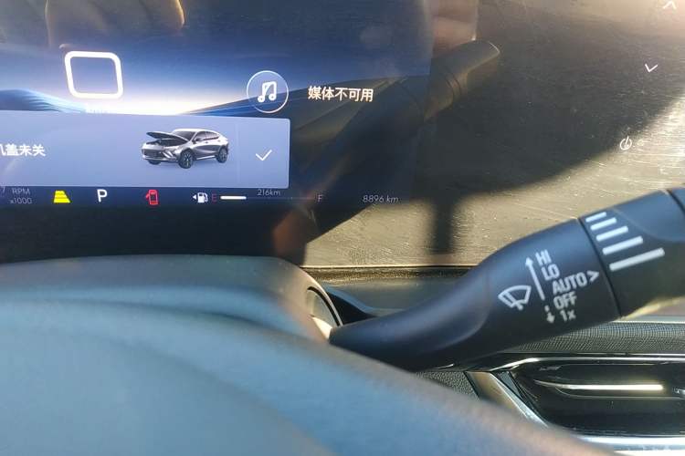 Used Buick Envista 2022 1.5T GS Fuel-Efficient Version Odometer Close Up