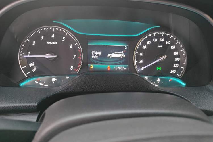 Used Buick Excelle GX 2018 18T Automatic Elite Model Odometer Close Up