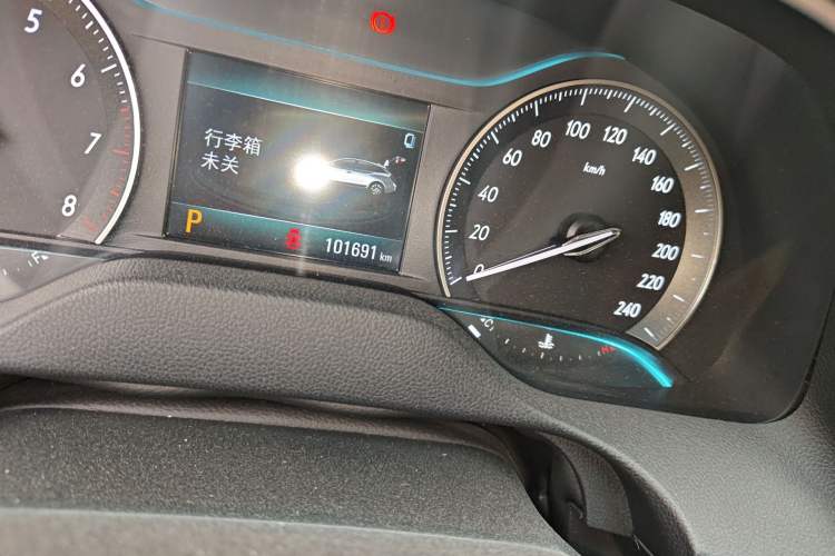 Used Buick Excelle GX 2018 18T Automatic Elite Model Odometer Close Up