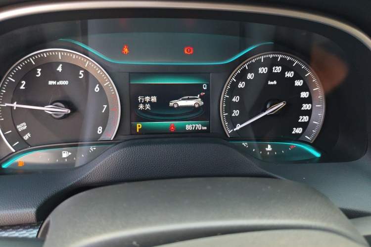 Used Buick Excelle GX 2018 18T Automatic Flagship Model Odometer Close Up