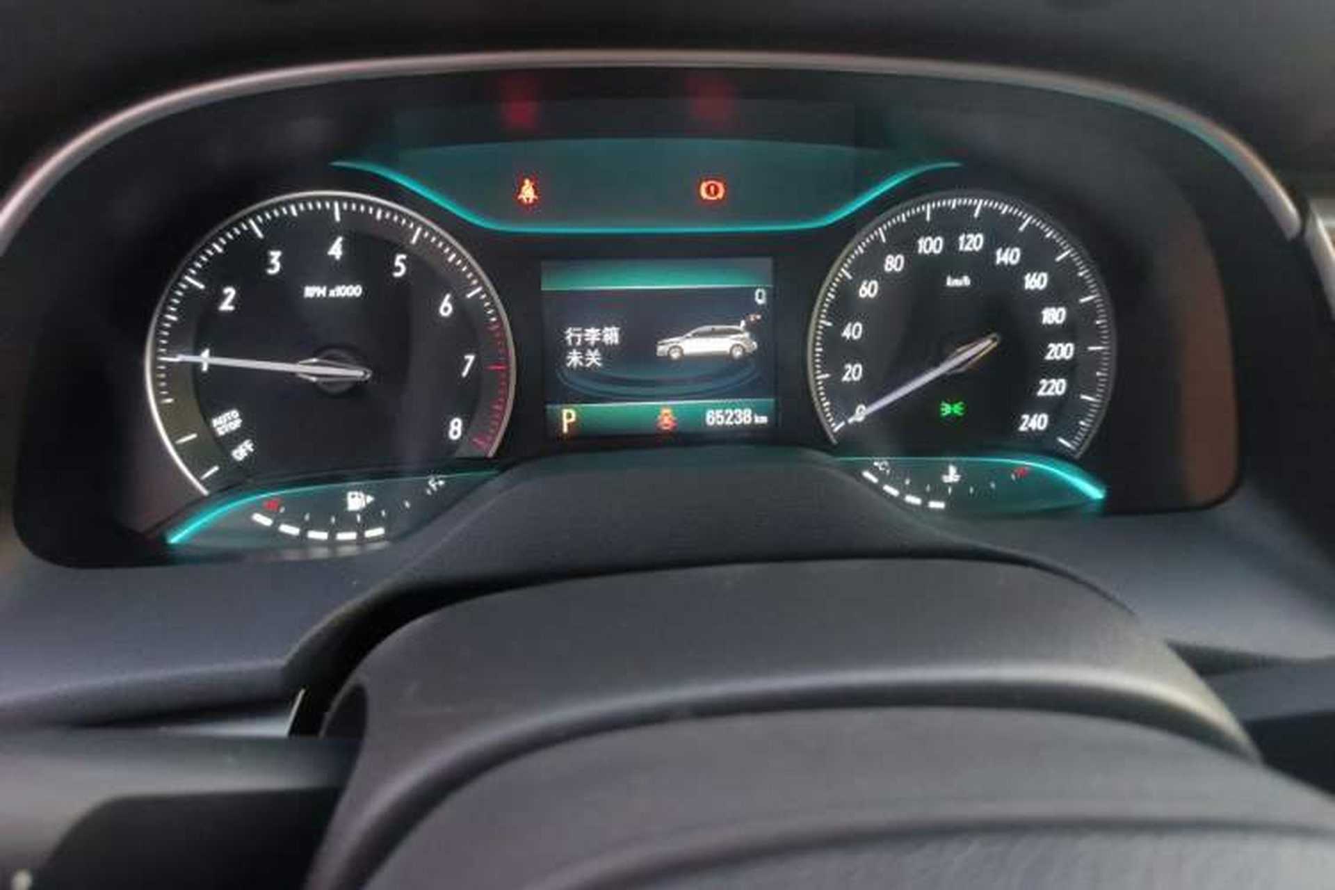 Used Buick Excelle GX 2018 18T Automatic Elite Model Odometer Close Up