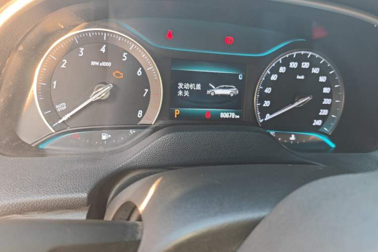 Used Buick Excelle GX 2018 18T Automatic Elite Model Odometer Close Up