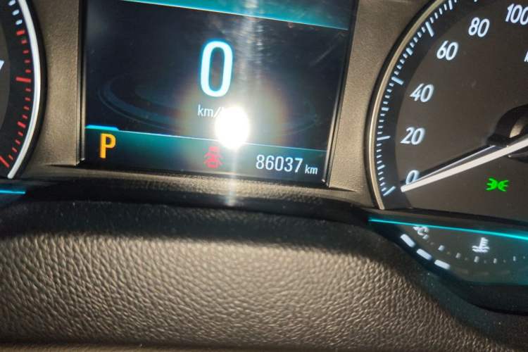 Used Buick Excelle GX 2018 18T Automatic Elite Model Odometer Close Up
