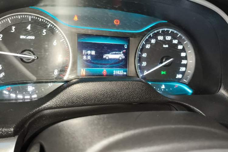 Used Buick Excelle GX 2018 18T Automatic Elite Model Odometer Close Up