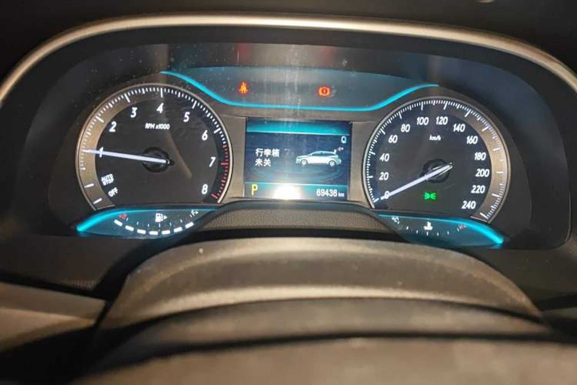 Used Buick Excelle GX 2018 15T Dual-Clutch Elite Model Odometer Close Up