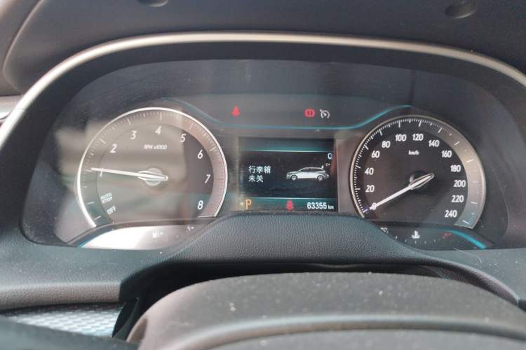 Used Buick Excelle GX 2019 18T Automatic Connected Elite Model China V Standard Instrument Cluster