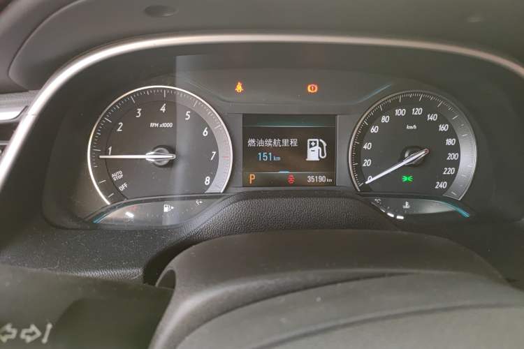 Used Buick Excelle GX 2019 18T Automatic Connected Elite Model China V Standard Instrument Cluster