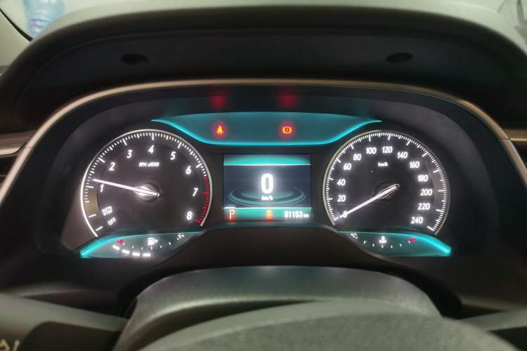 Used Buick Excelle GX 2019 18T Automatic Connected Elite Model China VI Standard Instrument Cluster
