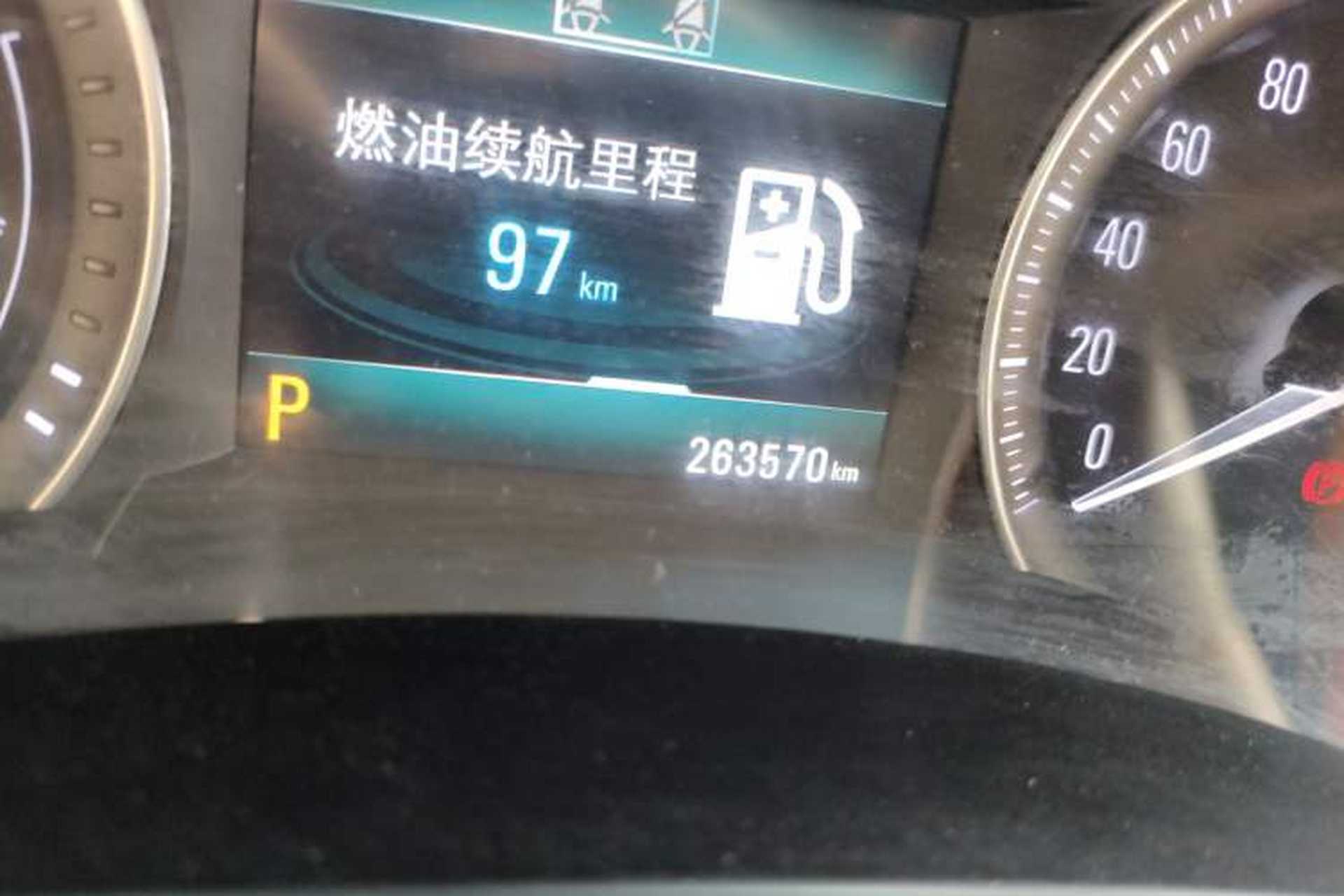 Used Buick GL6 2018 18T 6-Seater Prestige Model Odometer Close Up