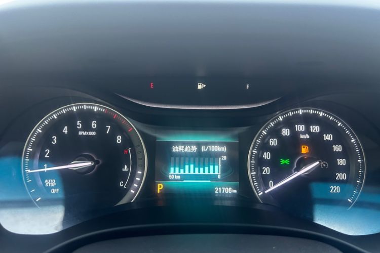 Used Buick GL6 2019 18T 6-Seater Connected Luxury Version China VI Standard Odometer Close Up