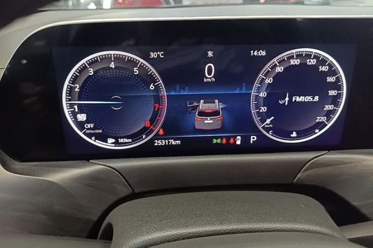Used Buick GL6 2021 323T Mild Hybrid Connect Luxury Model Odometer Close Up