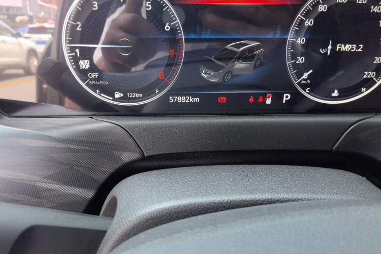 Used Buick GL6 2021 323T Mild Hybrid Connect Luxury Model Odometer Close Up
