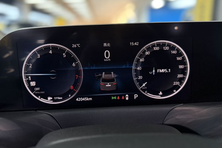 Used Buick GL6 2021 323T Mild Hybrid Connect Prestige Model Odometer Close Up