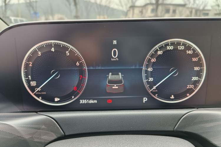 Used Buick GL6 2021 323T Mild Hybrid Connect Luxury Model Odometer Close Up