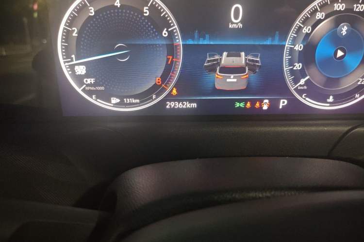 Used Buick GL6 2021 323T Mild Hybrid Connect Luxury Model Odometer Close Up