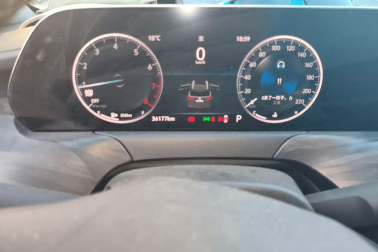 Used Buick GL6 2021 323T Mild Hybrid Connect Luxury Model Odometer Close Up