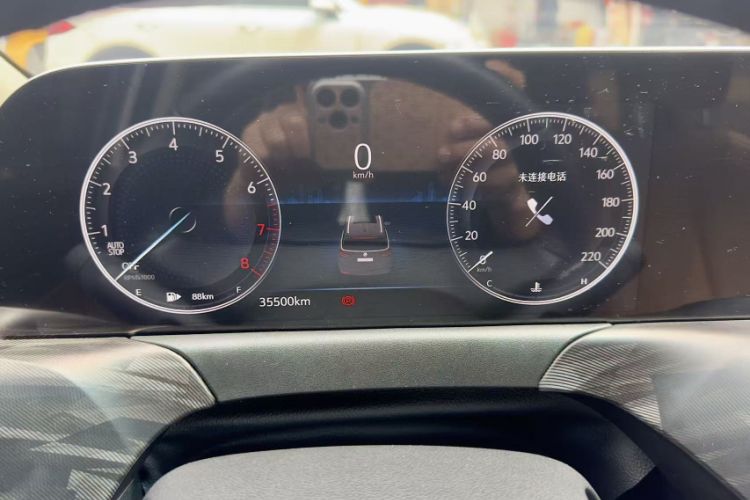 Used Buick GL6 2021 323T Mild Hybrid Connect Luxury Model Odometer Close Up