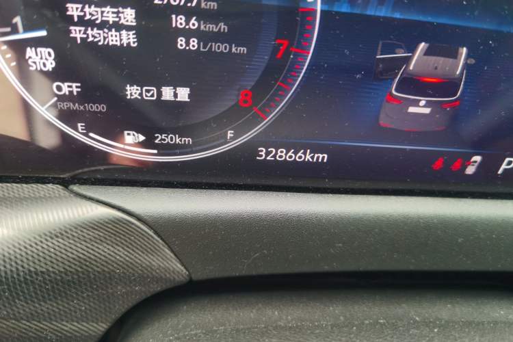 Used Buick GL6 2021 323T Mild Hybrid Connect Luxury Model Odometer Close Up