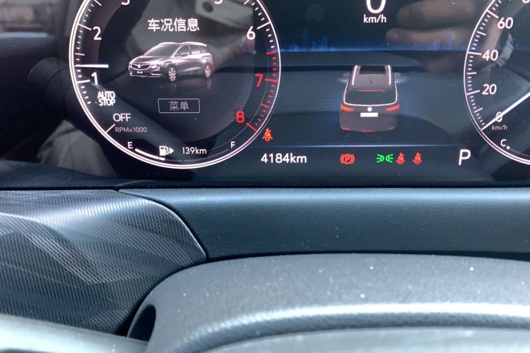 Used Buick GL6 2021 323T Mild Hybrid Connect Luxury Model Odometer Close Up