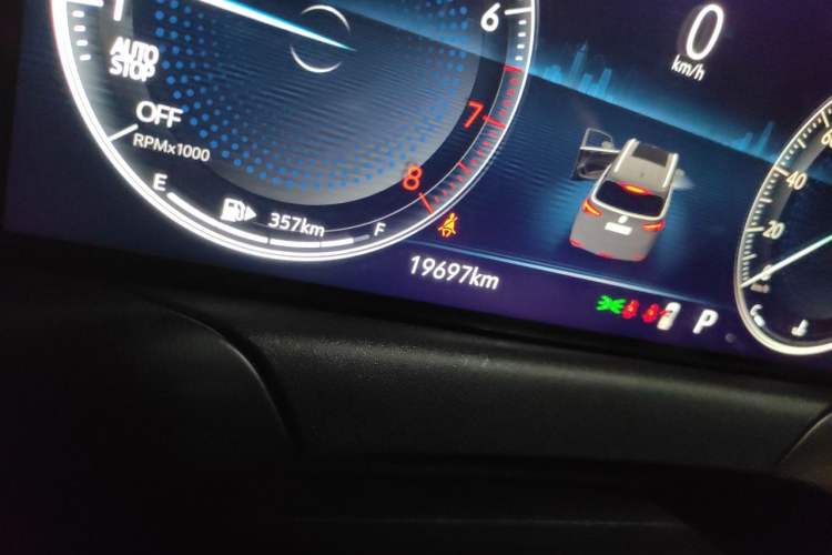 Used Buick GL6 2021 323T Mild Hybrid Connect Luxury Model Odometer Close Up