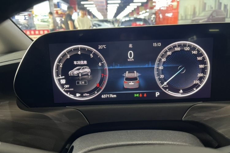 Used Buick GL6 2021 323T Mild Hybrid Connect Luxury Model Odometer Close Up