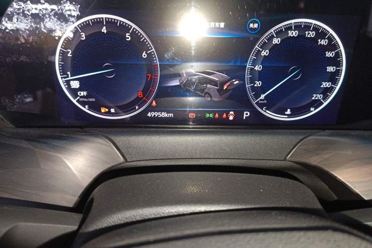Used Buick GL6 2021 323T Mild Hybrid Connect Luxury Model Odometer Close Up