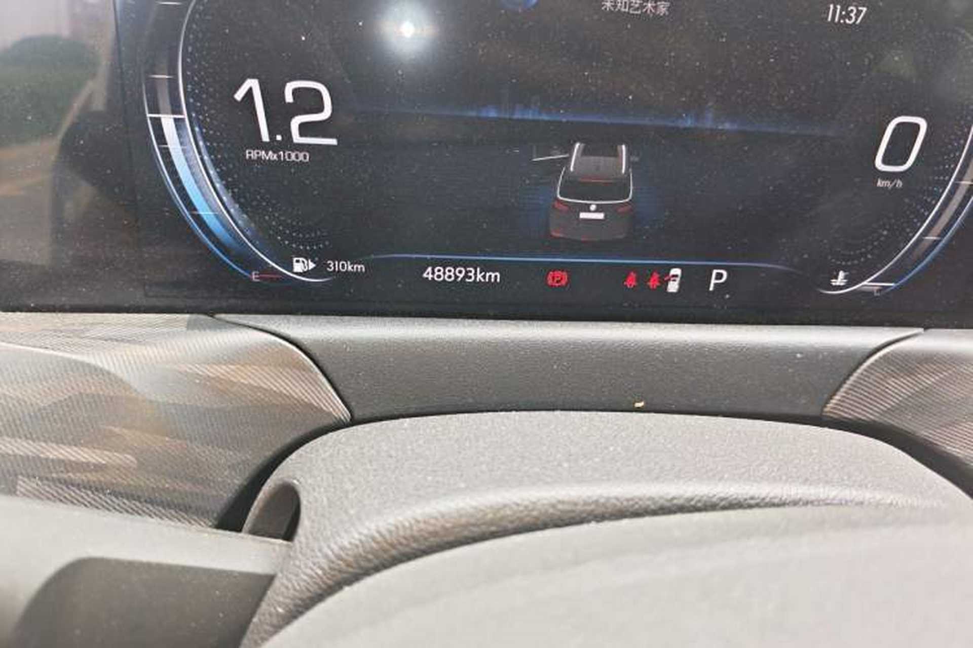 Used Buick GL6 2021 323T Mild Hybrid Connect Luxury Model Odometer Close Up