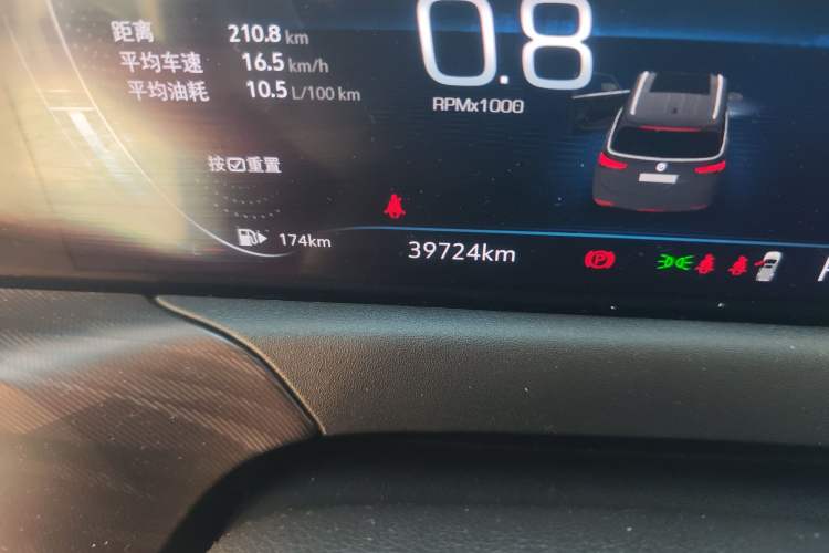 Used Buick GL6 2021 323T Mild Hybrid Connect Luxury Model Odometer Close Up