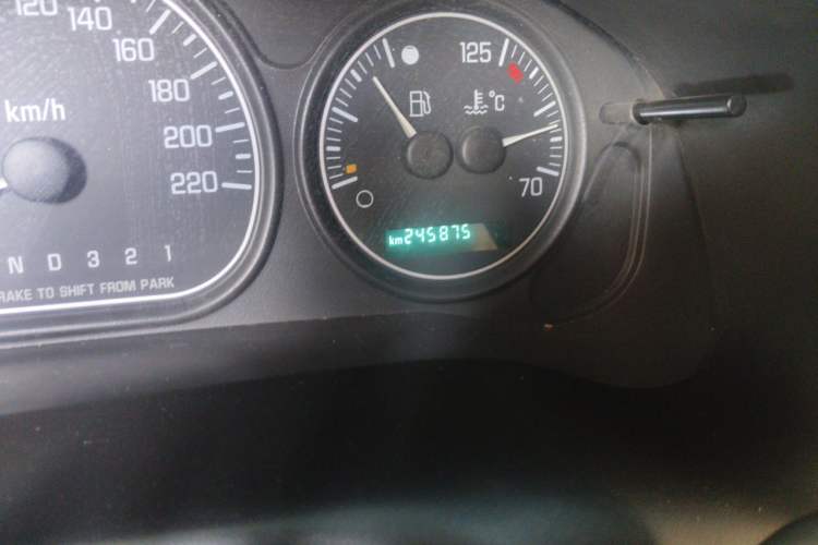 Used Buick GL8 2007 2.5L GT Elite Edition Odometer Close Up