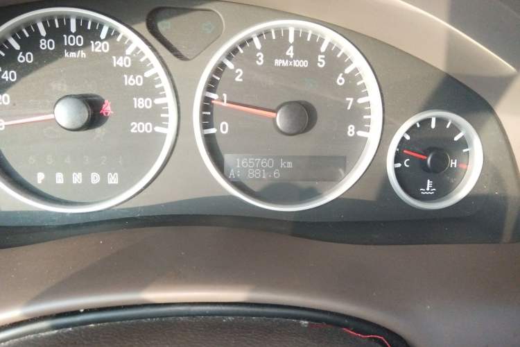 Used Buick GL8 2014 2.4L Classic Edition Odometer Close Up