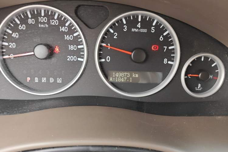 Used Buick GL8 2014 2.4L Comfort Edition Odometer Close Up