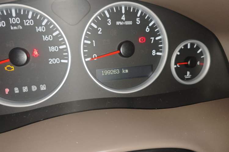 Used Buick GL8 2014 2.4L Comfort Edition Odometer Close Up